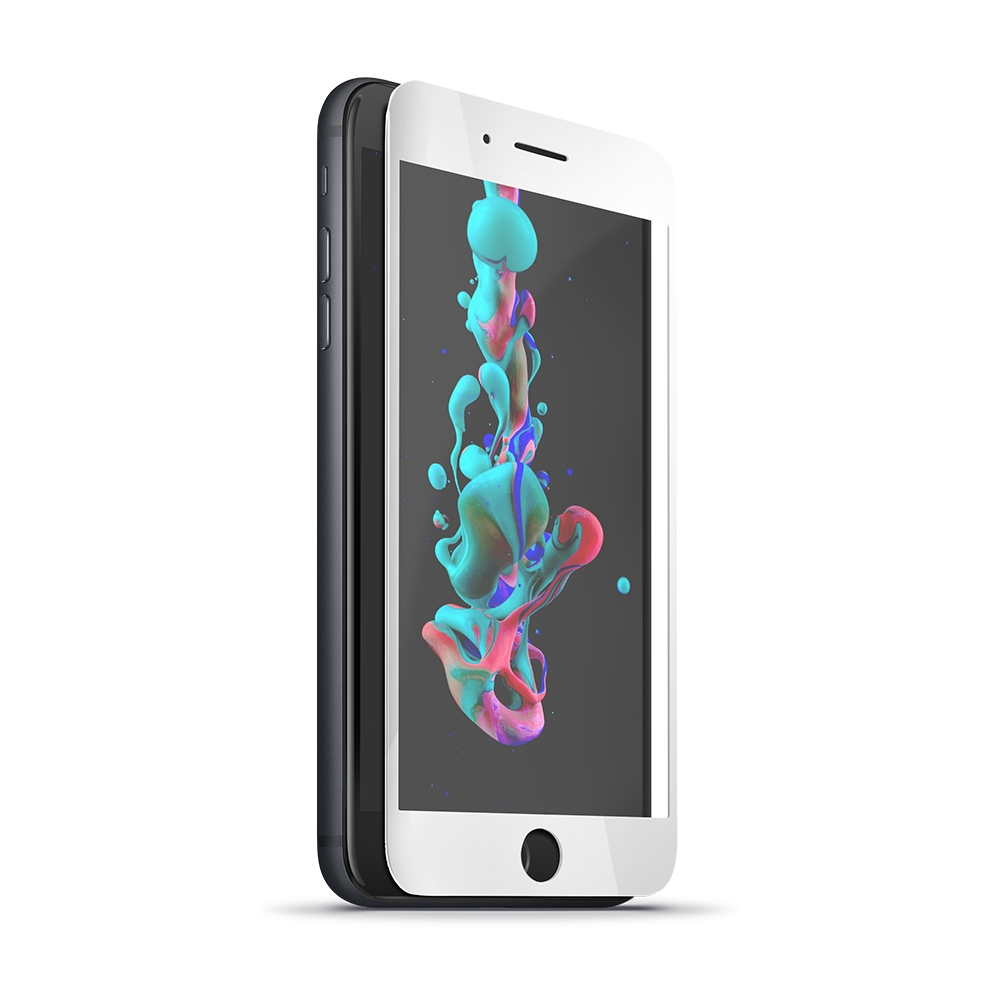 Forever 5D Iskunkestävä Panssarilasi iPhone XS Max / 11 Pro valkoinen